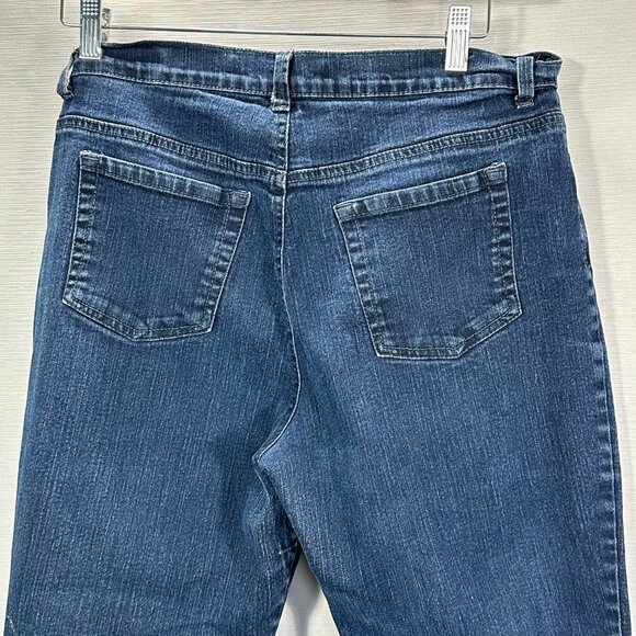 Gloria Vanderbilt Jeans Womens 14 Short Amanda Medium Wash Cotton Stretch - Picture 8 of 9